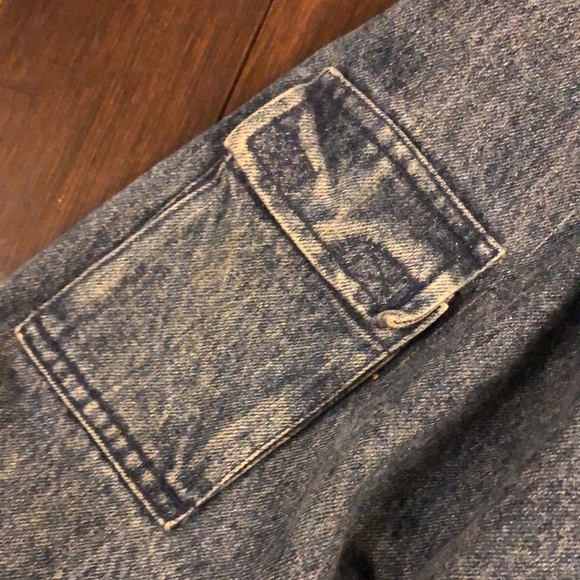 FLIGHT issue gear. Denim zip up bomber jacket.EUC! - Picture 7 of 11